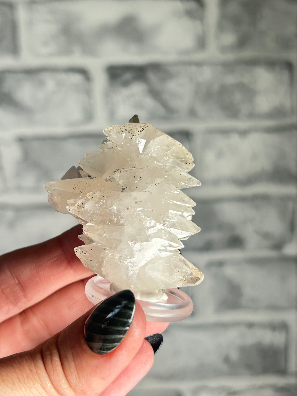 Dogtooth Calcite with Speckled Pyrite from Daye, Hubei, China (