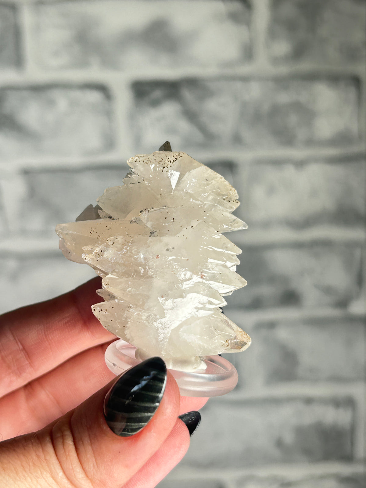 Dogtooth Calcite with Speckled Pyrite from Daye, Hubei, China (