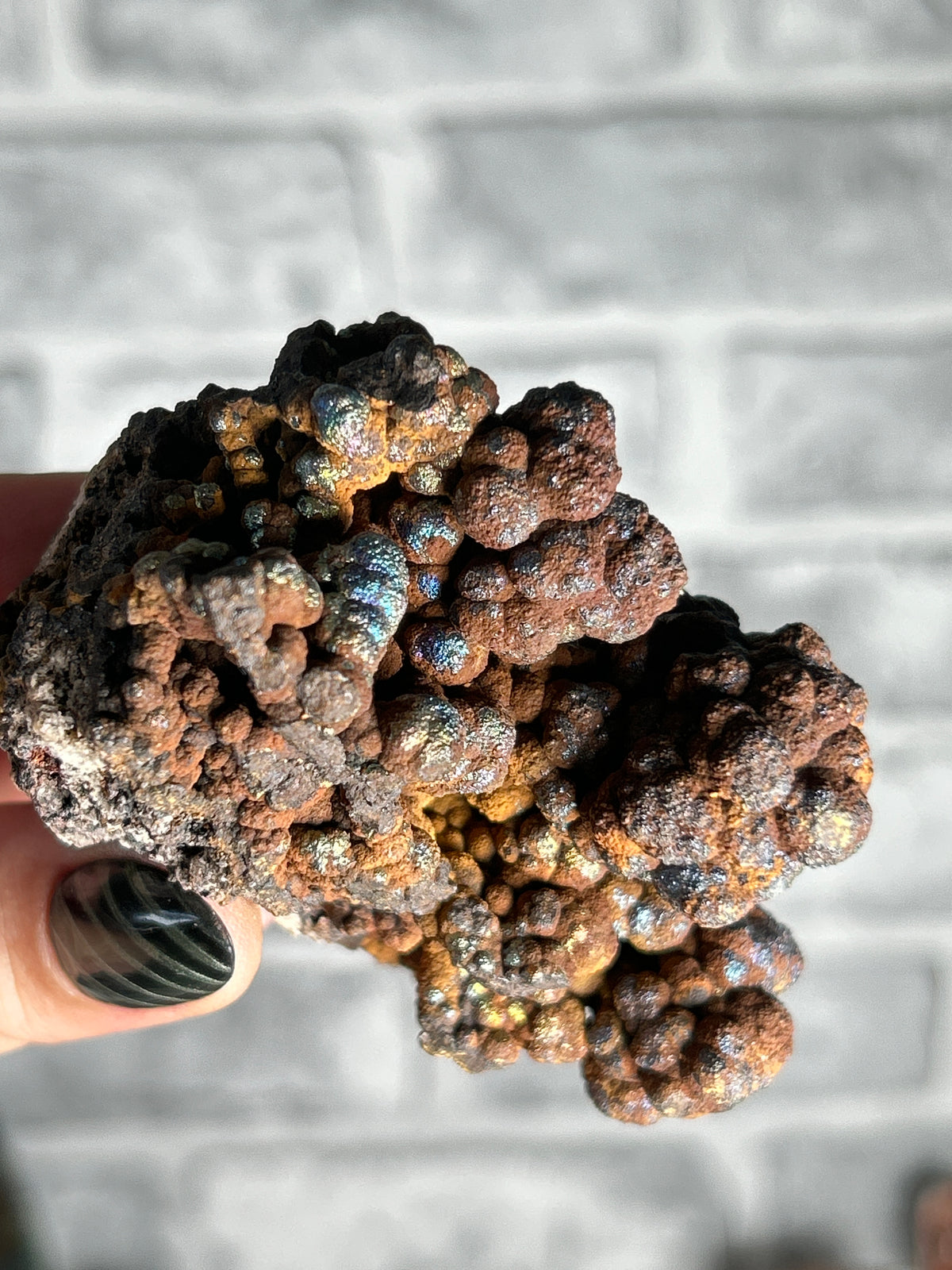 iridescent Botroydal Goethite/Hematite (turgite) from JiangXi, China