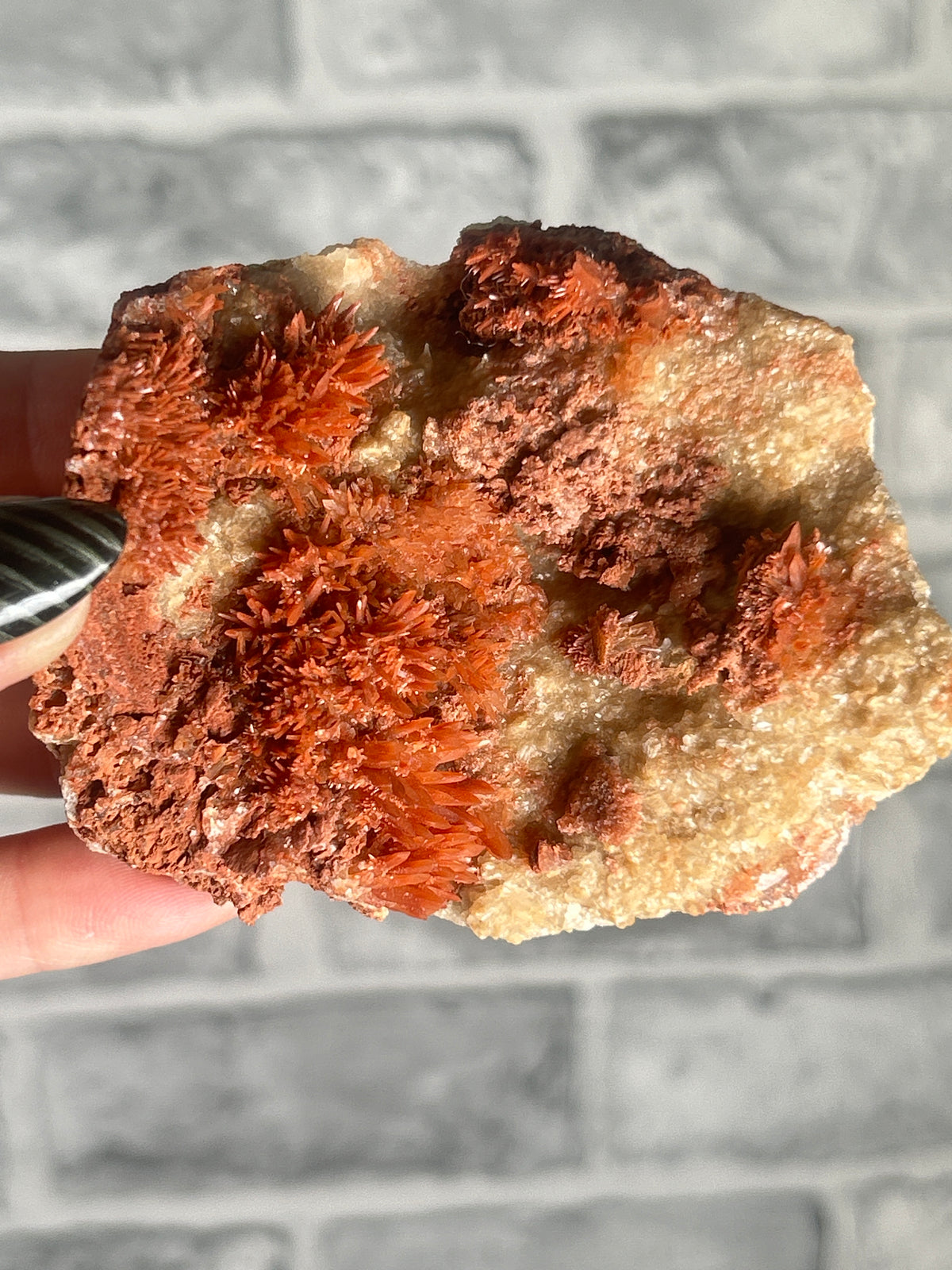 Hematite coated Calcite From China