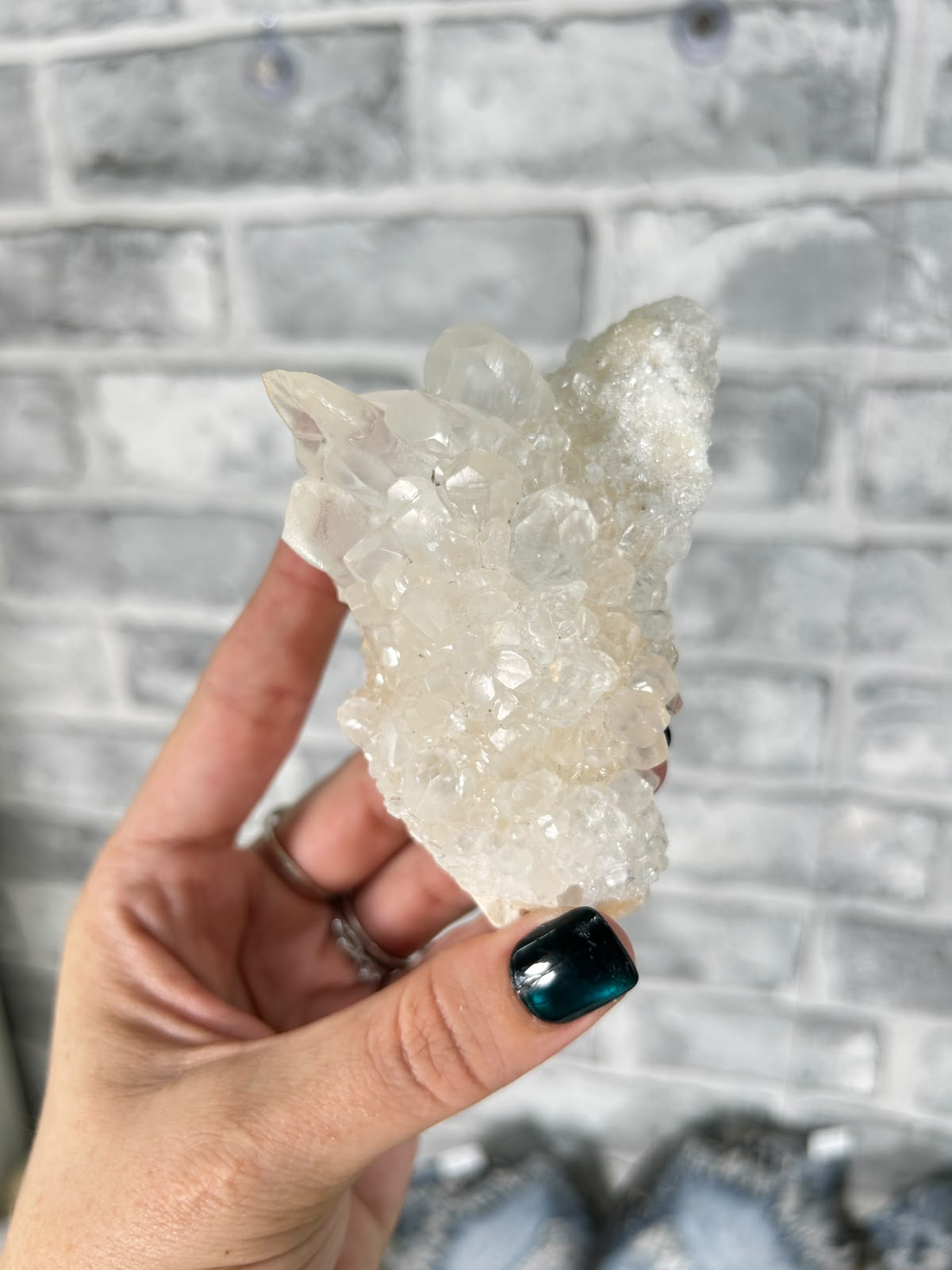 Clear Calcite Cluster