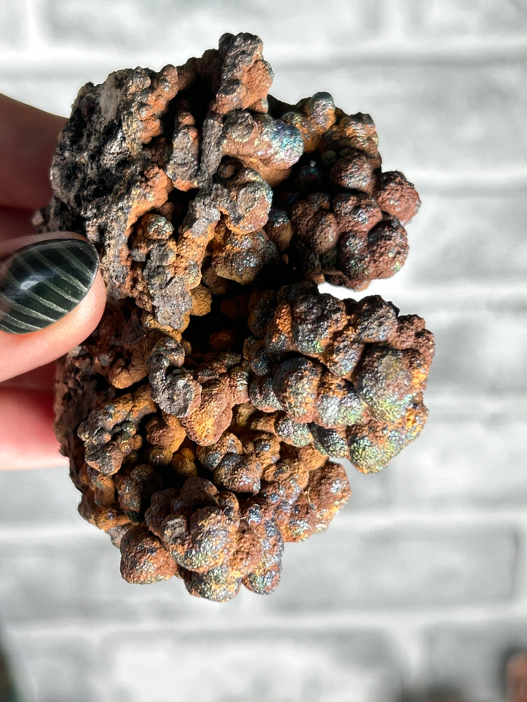 iridescent Botroydal Goethite/Hematite (turgite) from JiangXi, China