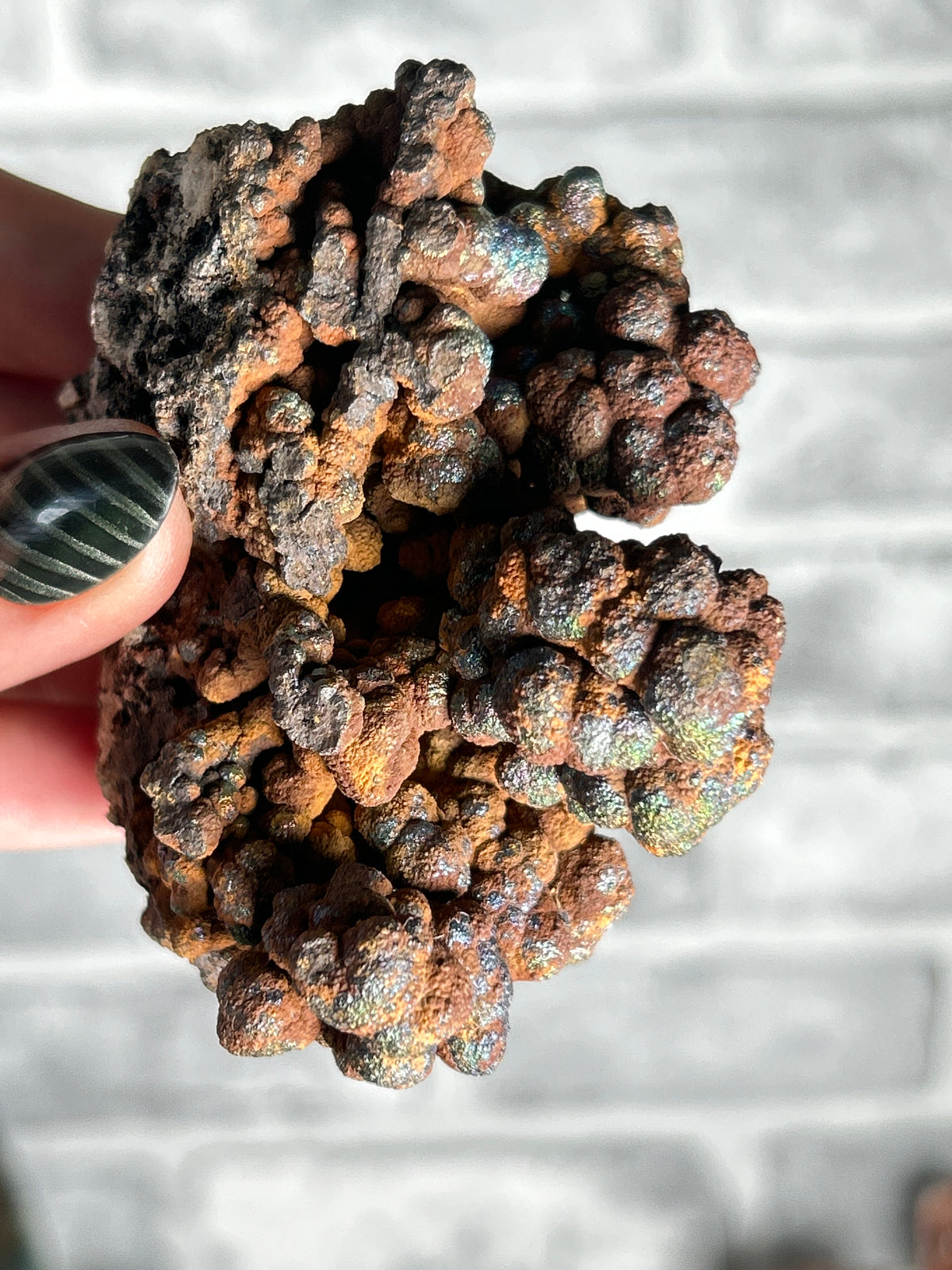 iridescent Botroydal Goethite/Hematite (turgite) from JiangXi, China