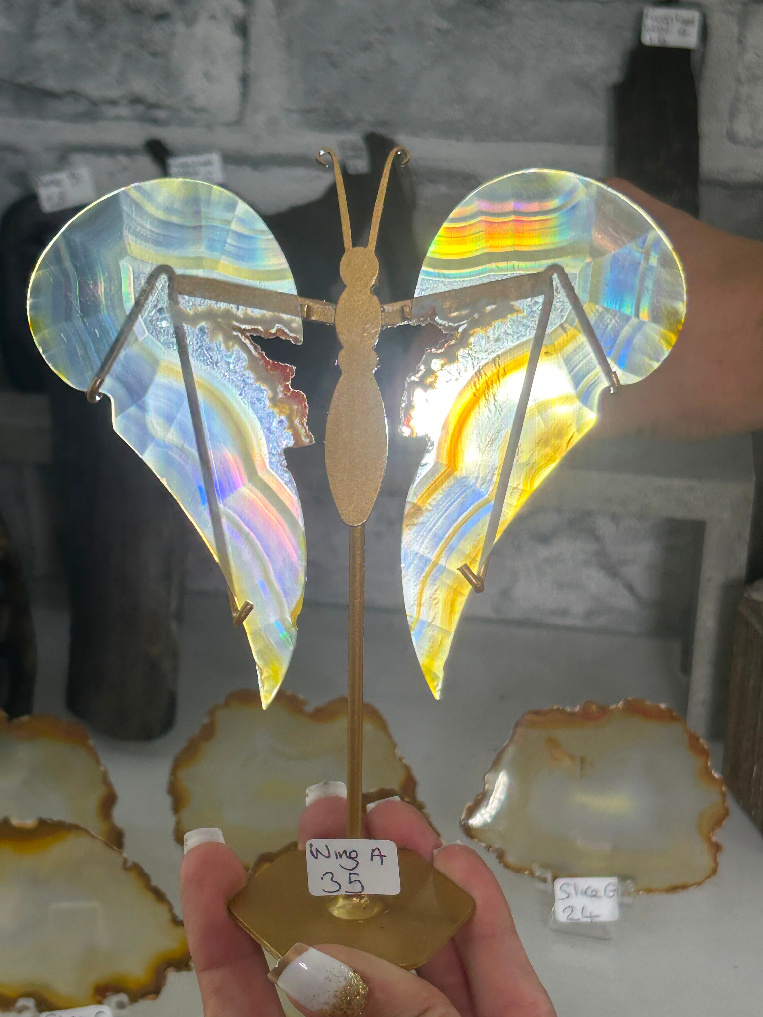 Iris Agate Wings A