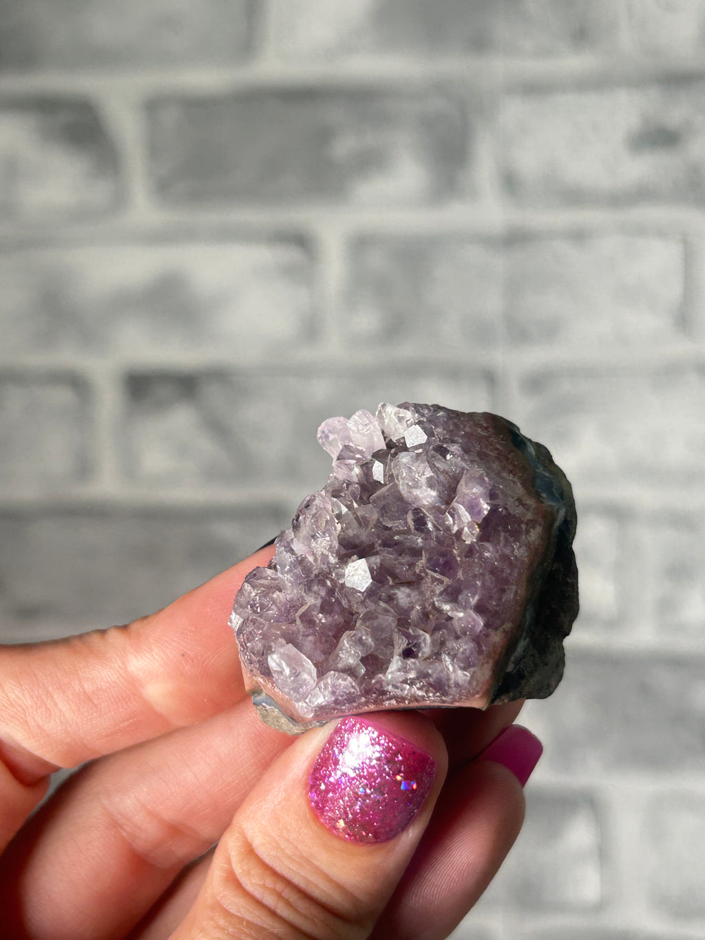 Mini amethyst cluster ￼