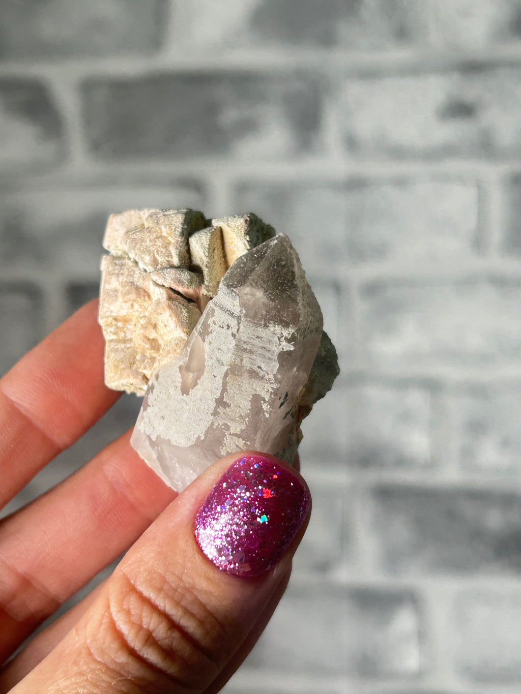 Quartz with feldspar, Mongolia