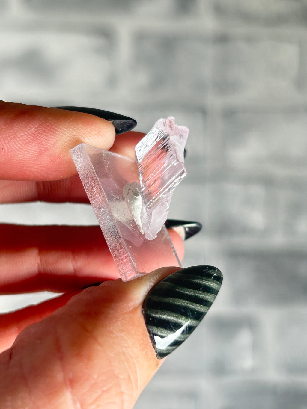 Natural Raw Kunzite Specimen