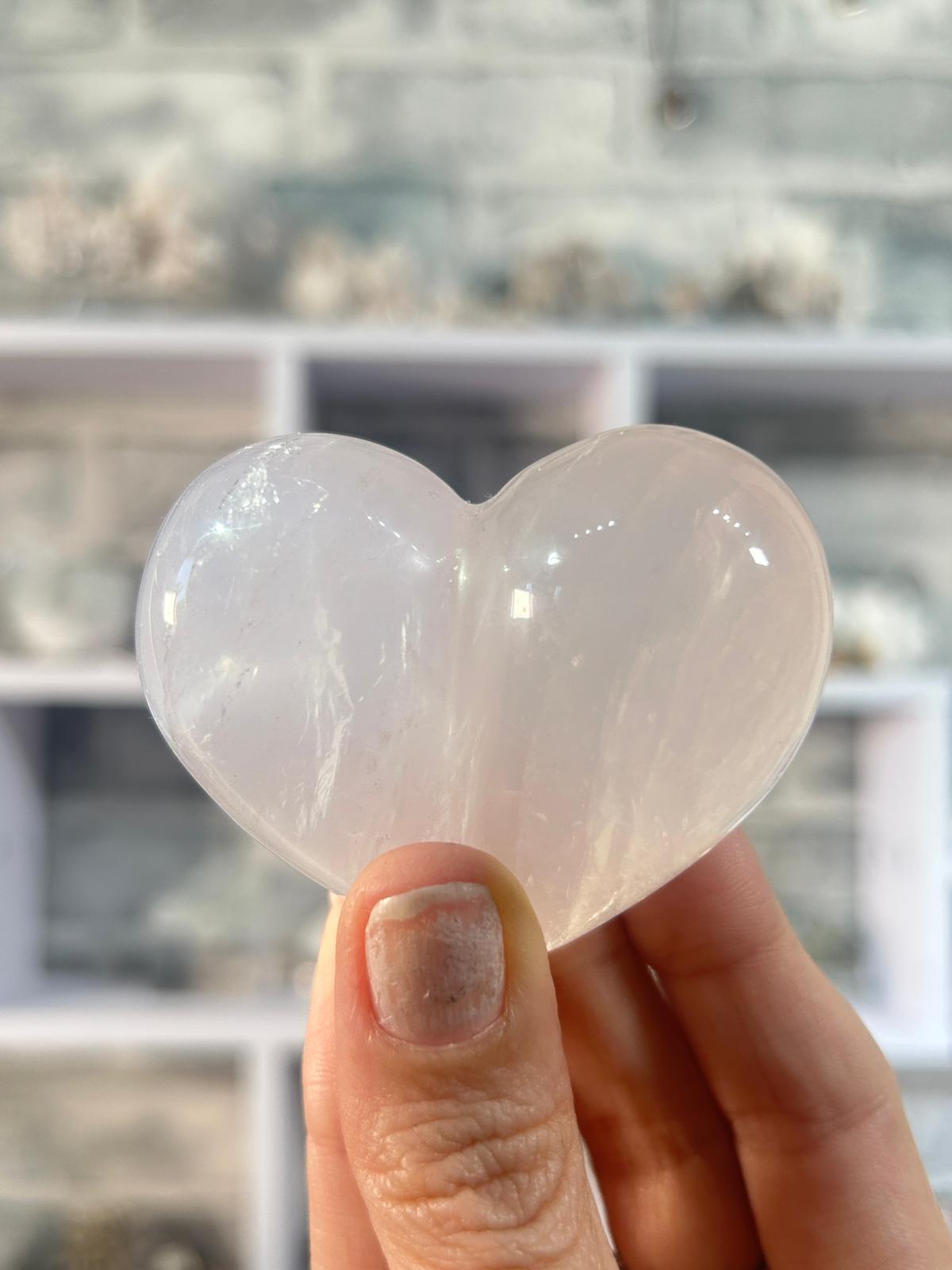 Rose Quartz Heart #2