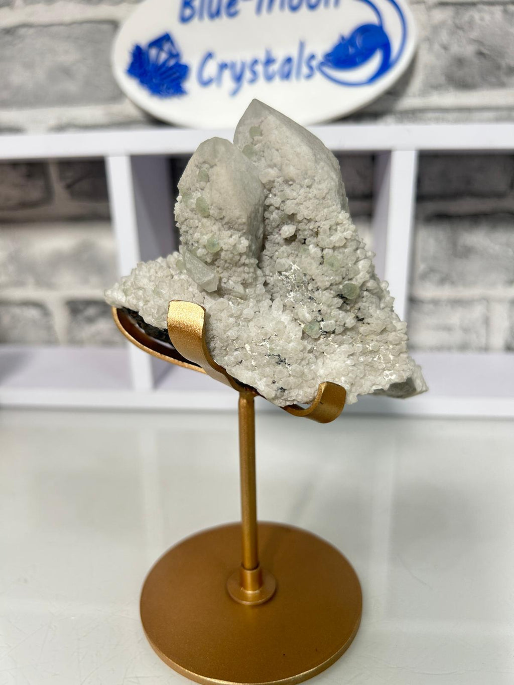 Candle Quartz With Fluorite