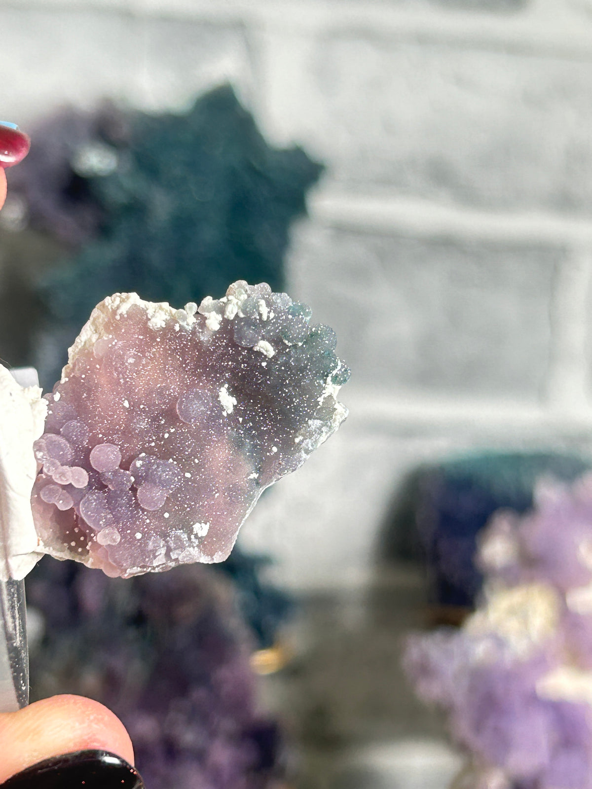 Grape Agate Cluster W