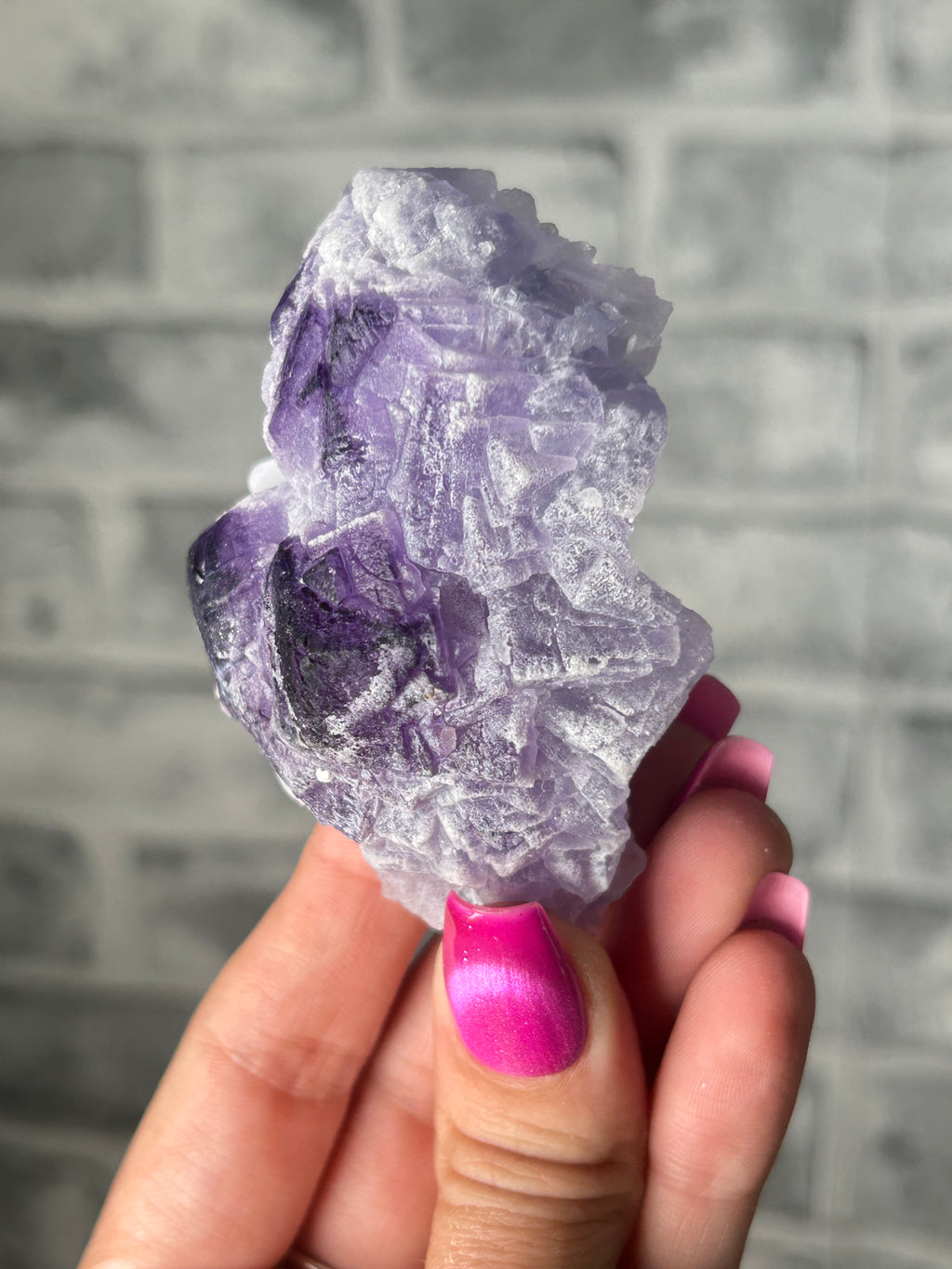 Purple weather Fluorite from Hunan