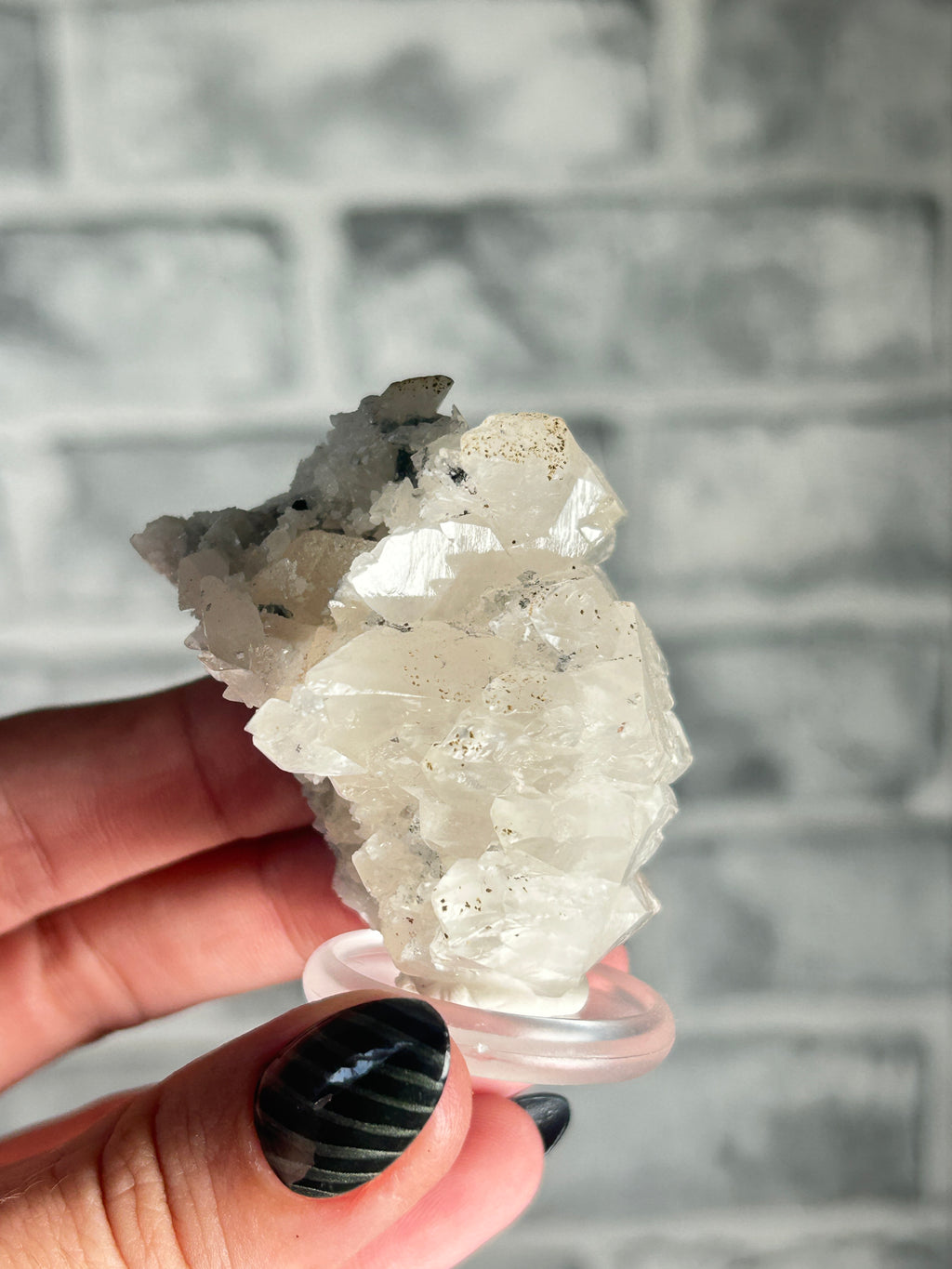 Dogtooth Calcite with Speckled Pyrite from Daye, Hubei, China (