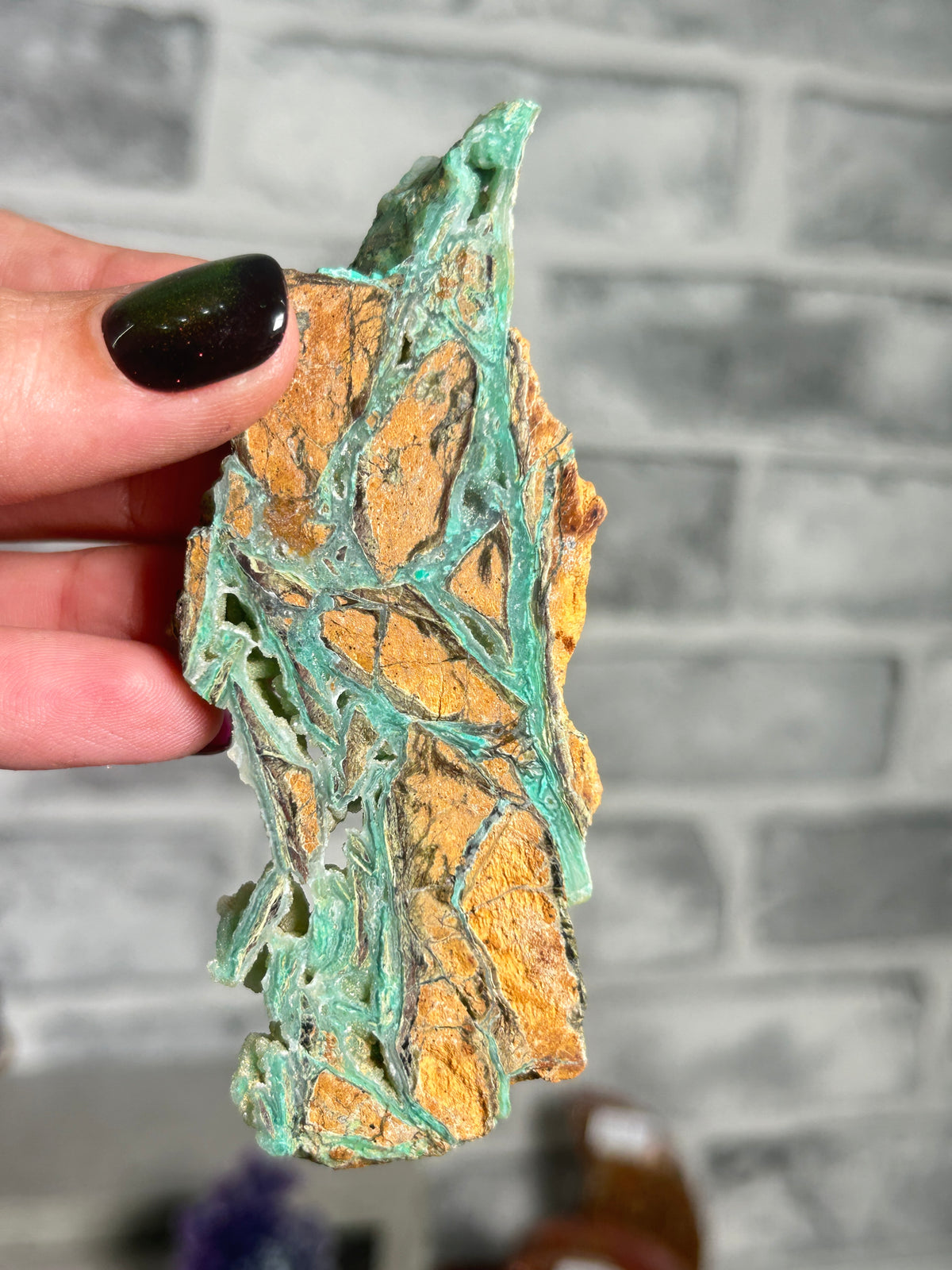 “Indonesian Smithsonite” Garnierite with Quartz D
