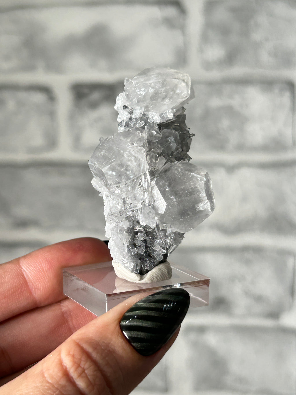 Needle Quartz with Calcite - Fujian, China