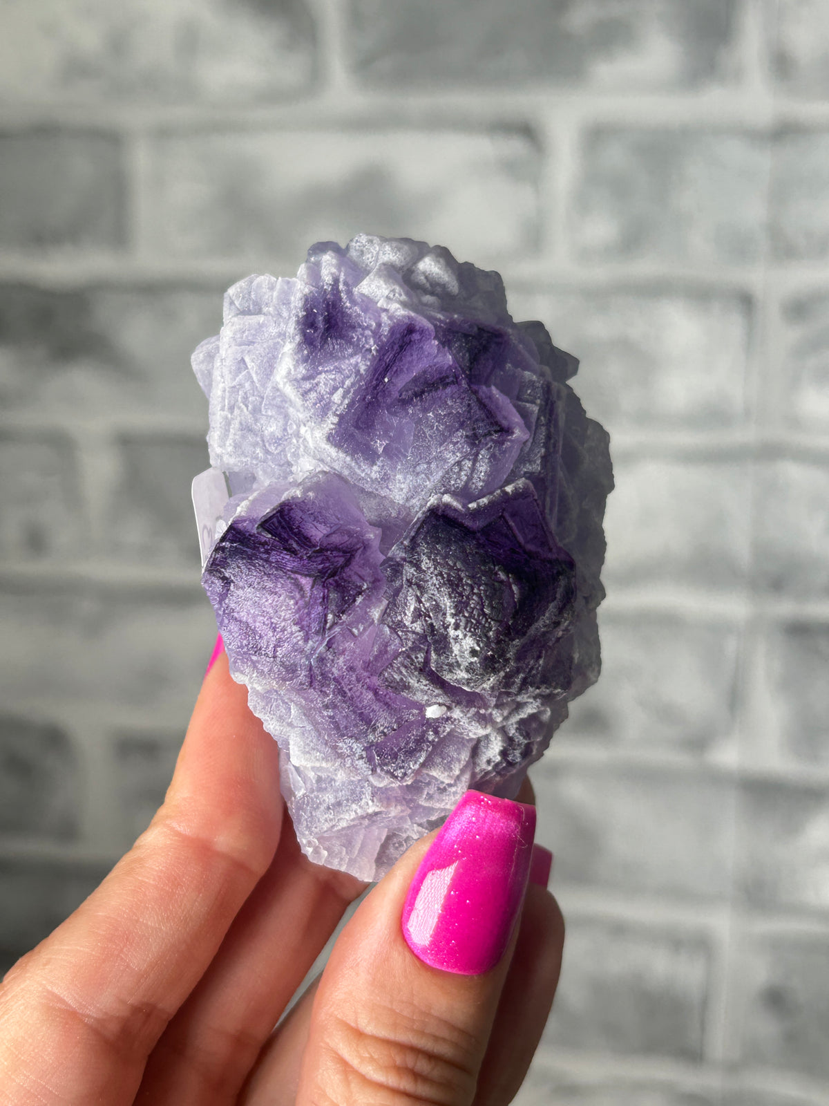Purple weather Fluorite from Hunan