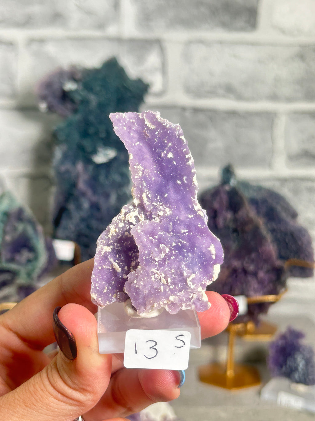 Grape Agate Cluster S
