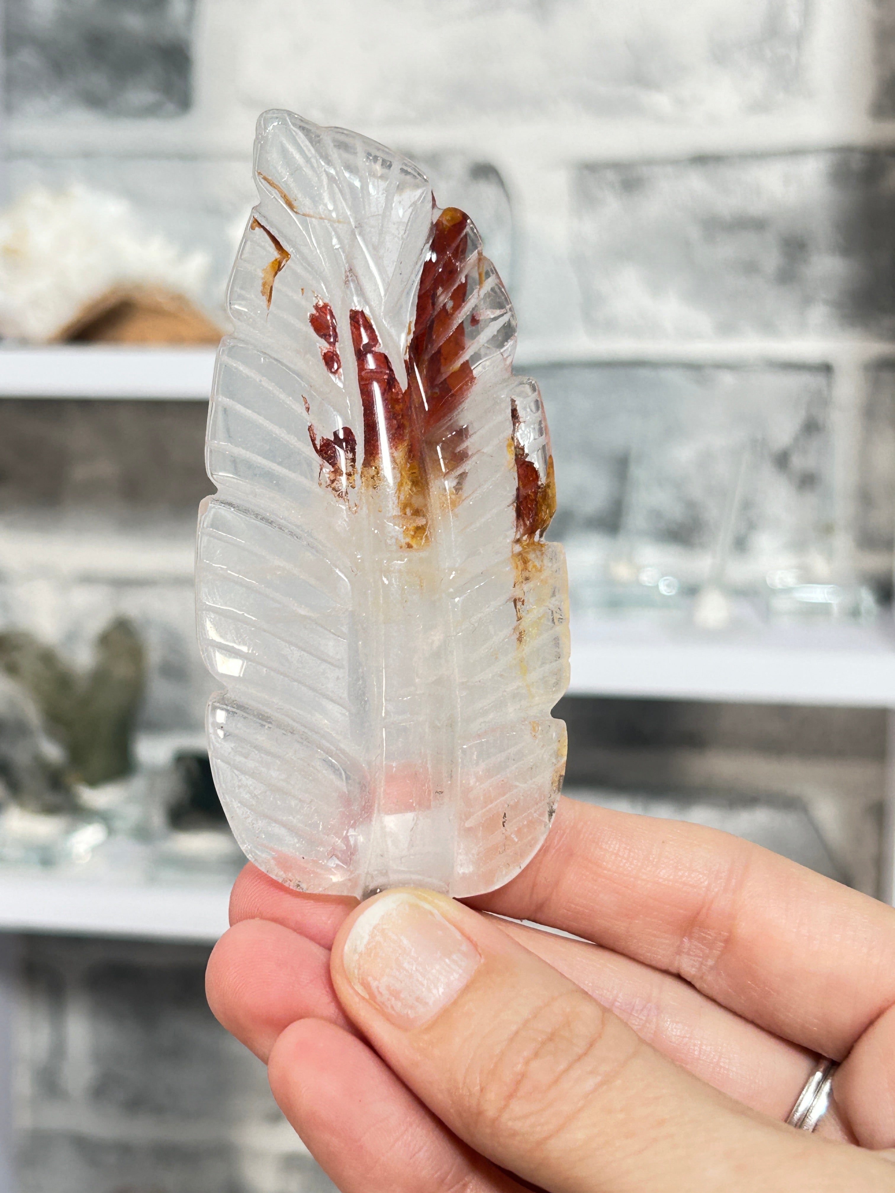 Fire Quartz Feather 2