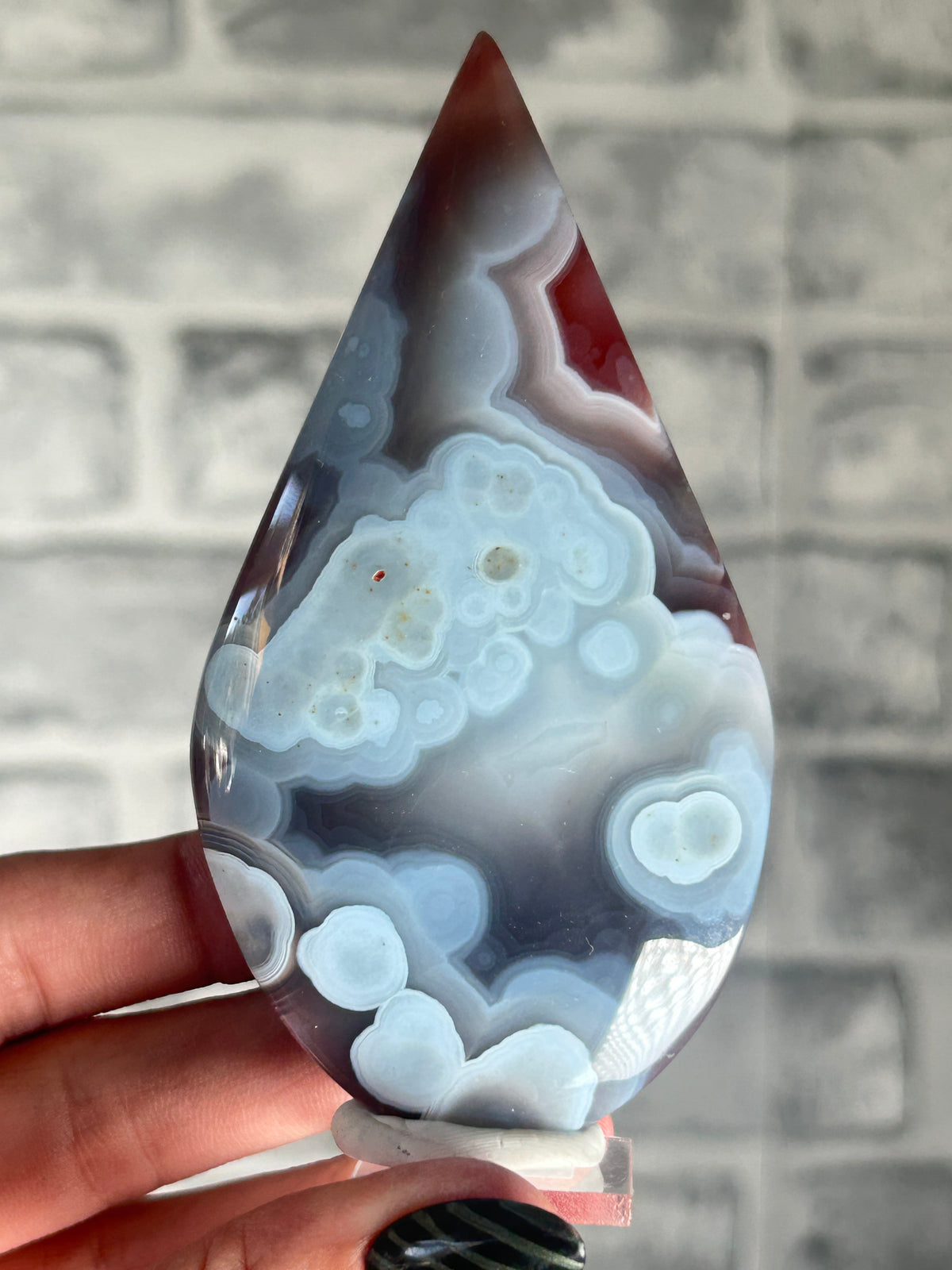 Swazi Agate Teardrop