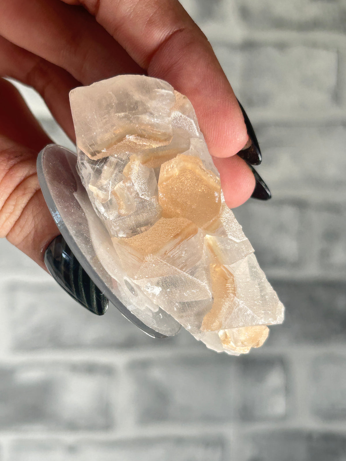 Orange Apophylite from Fujian