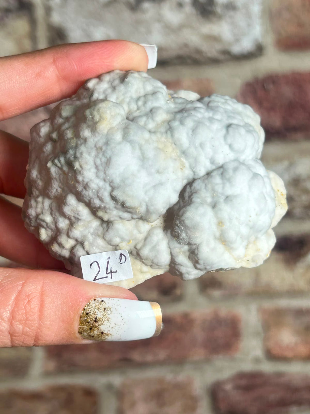 Botryoidal Fluorite with Pyrite D