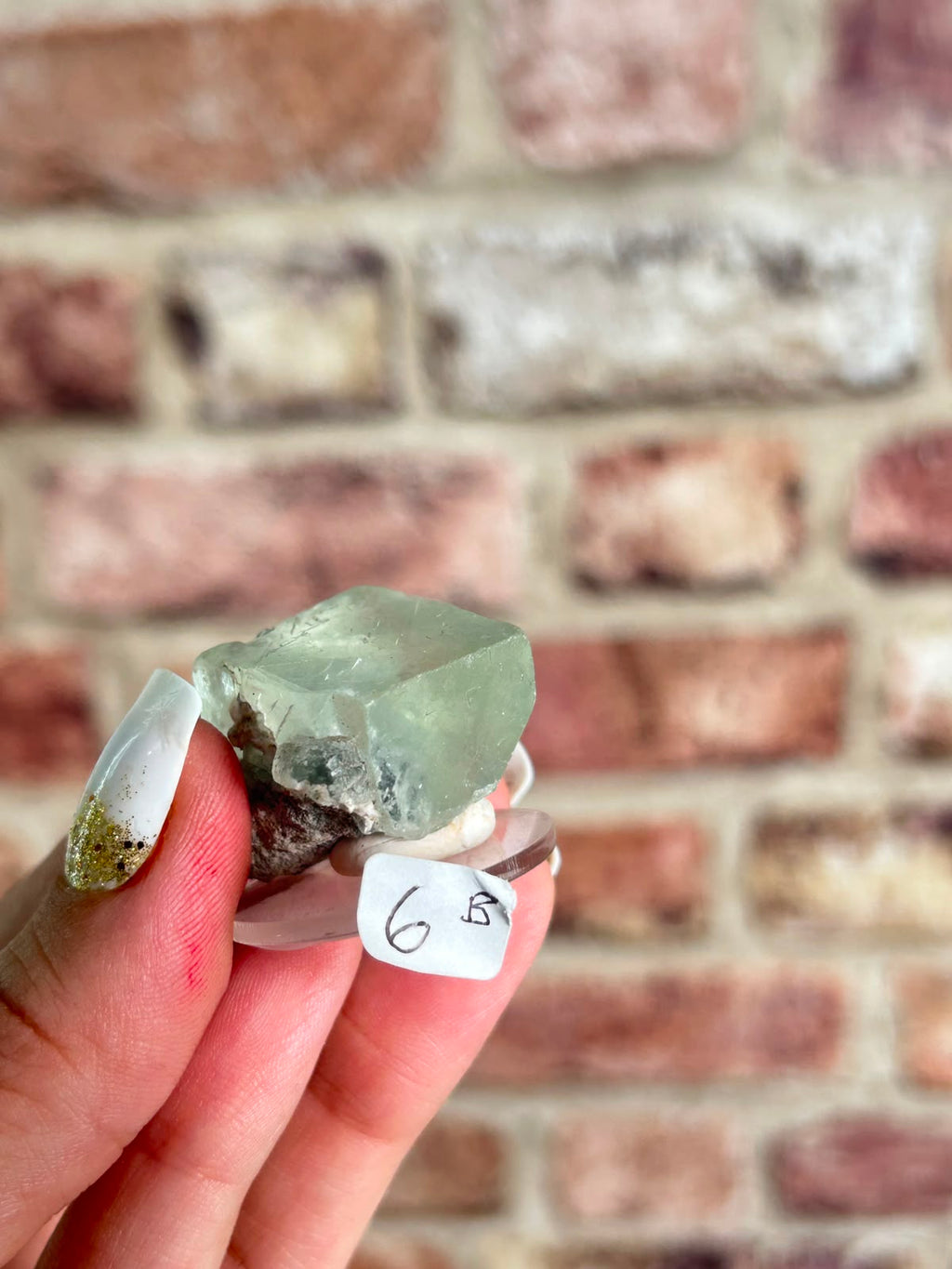 Green Fluorite Cube (Xianghualing Mine) B