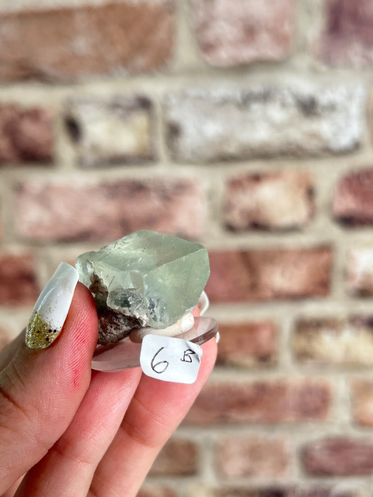 Green Fluorite Cube (Xianghualing Mine) B