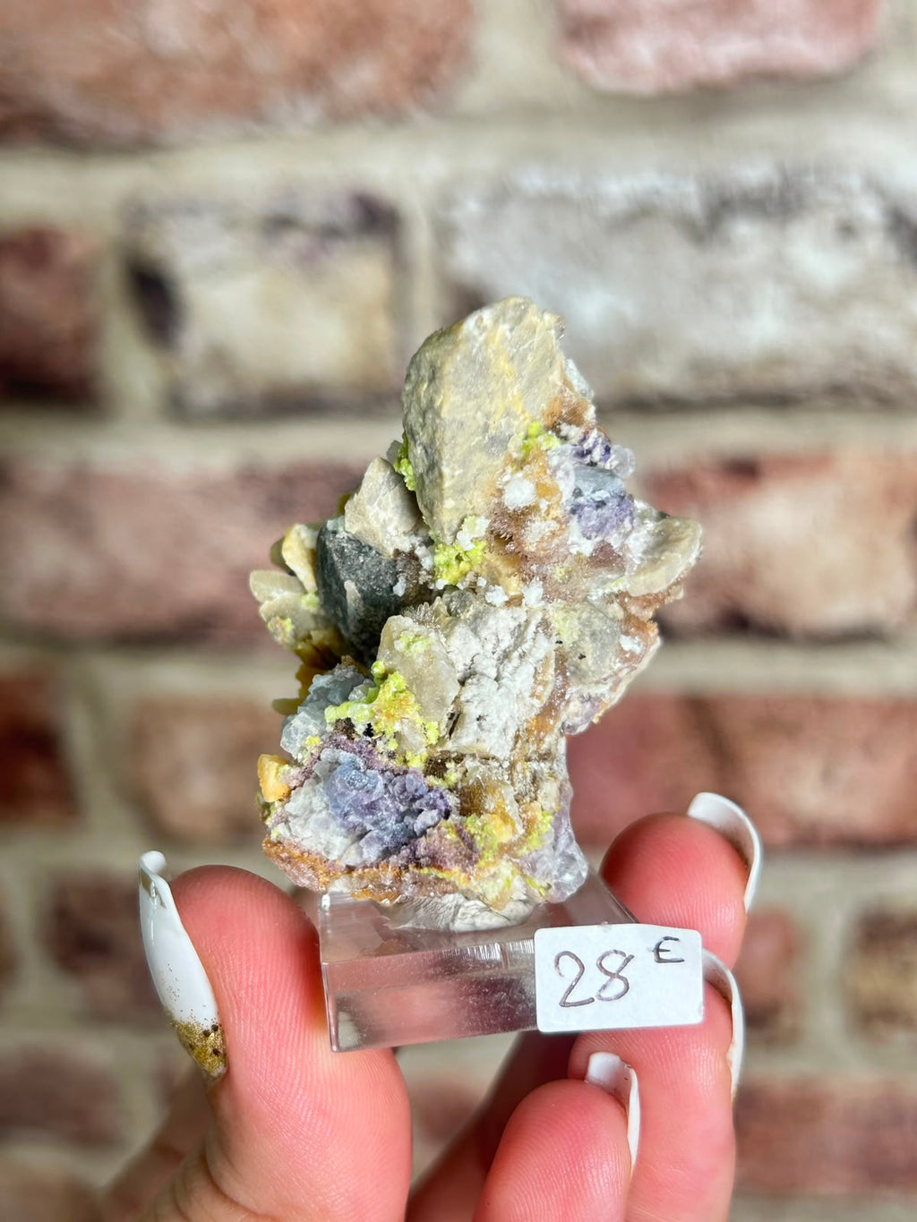 Fluorite with Creedite E