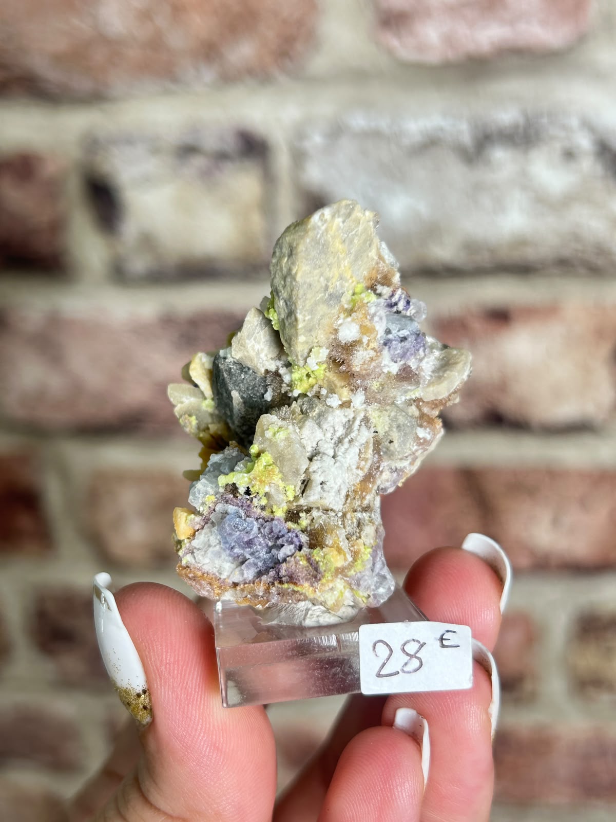 Fluorite with Creedite E