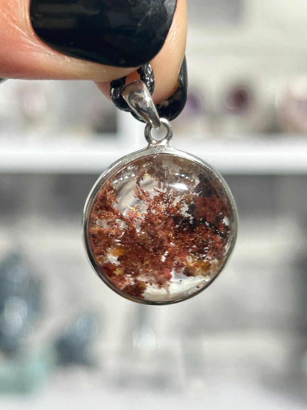 S925 Garden Quartz Pendant