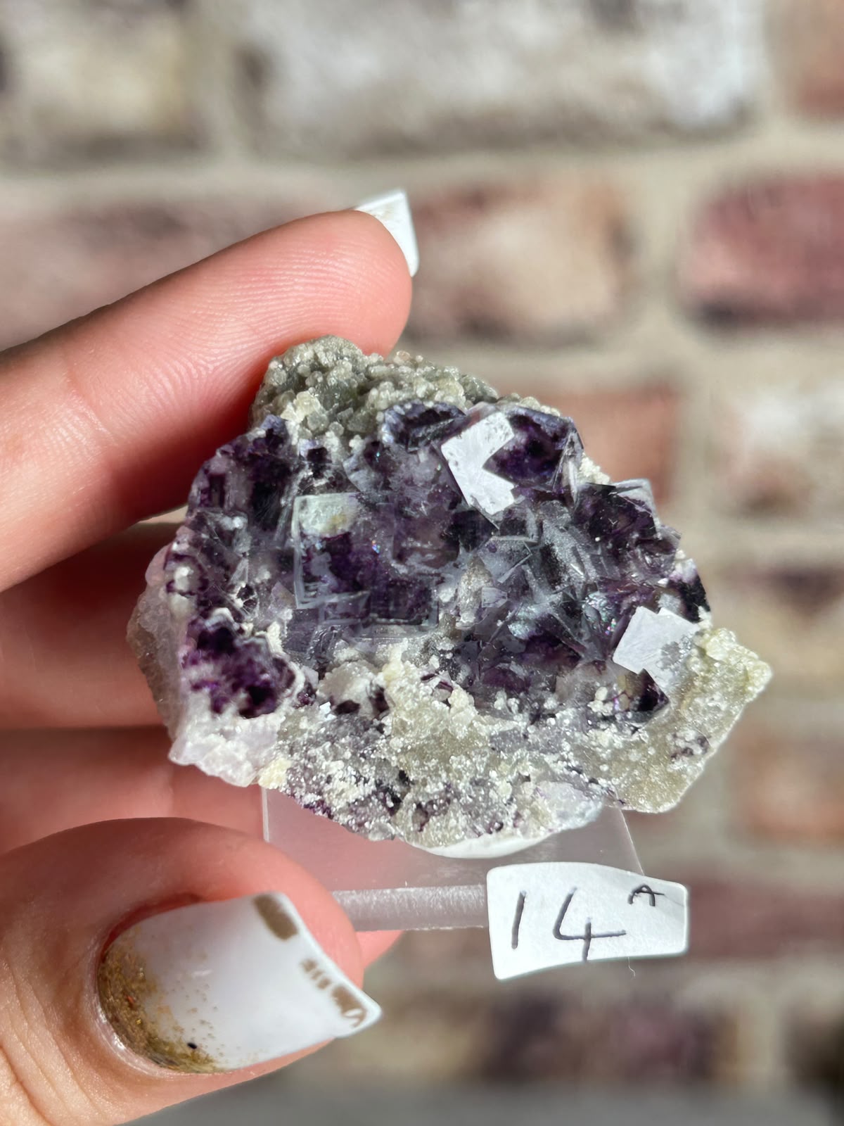 Purple Phantom Fluorite A