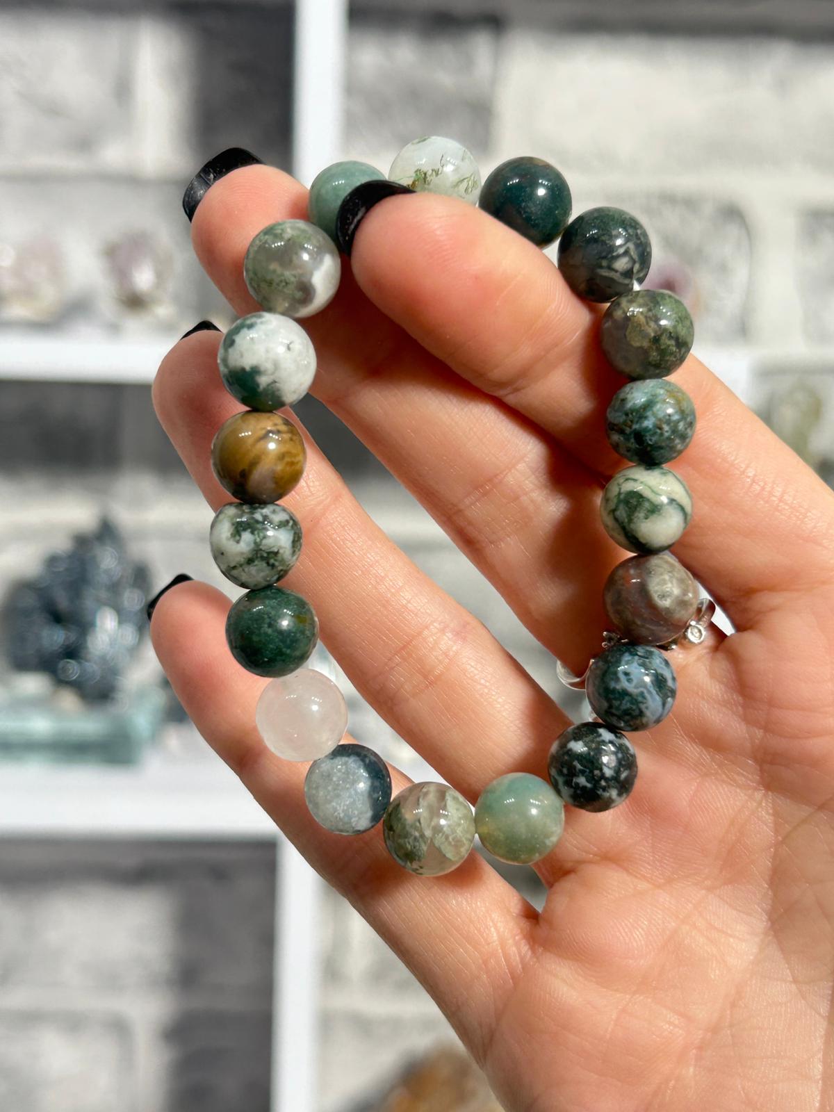 Moss Agate Bracelets