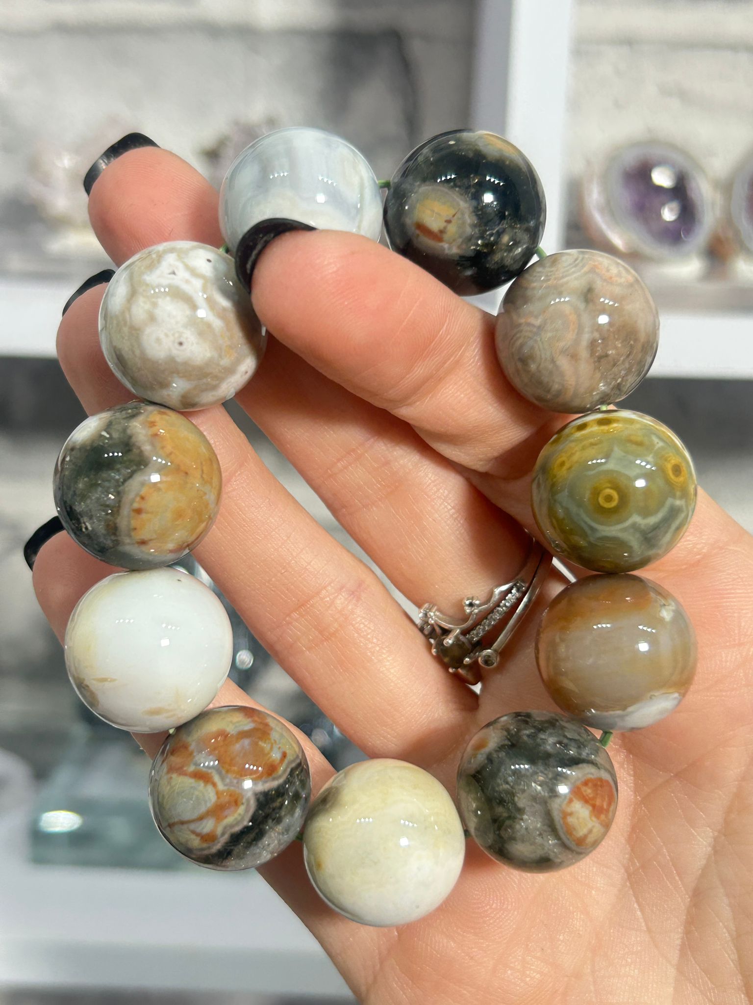 Oracular Ocean Jasper Bracelet #1