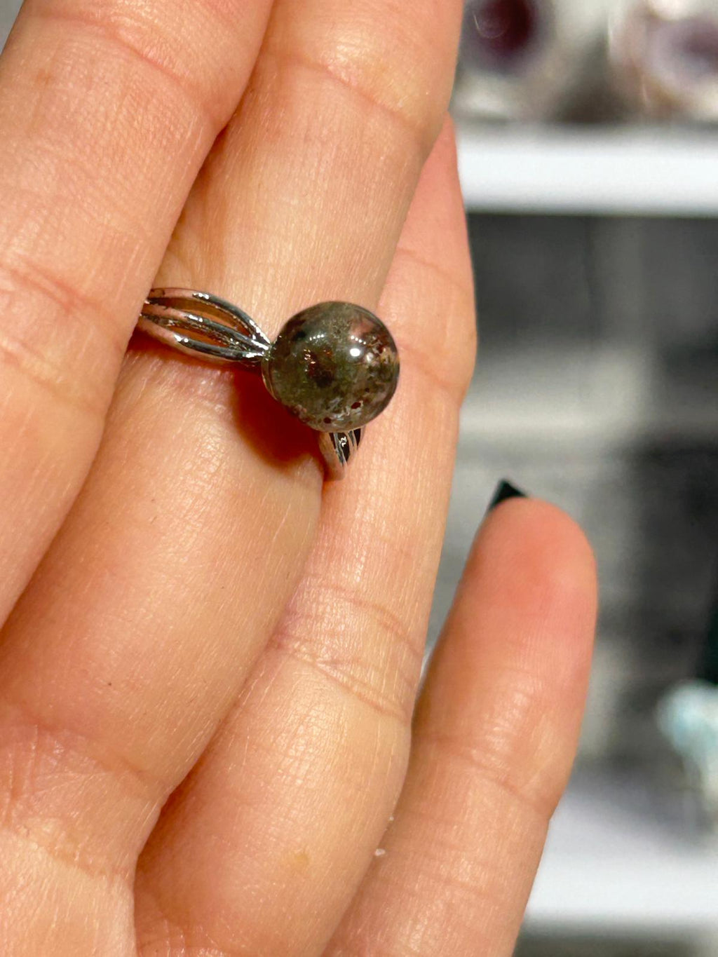 Garden Quartz Copper Ring #1