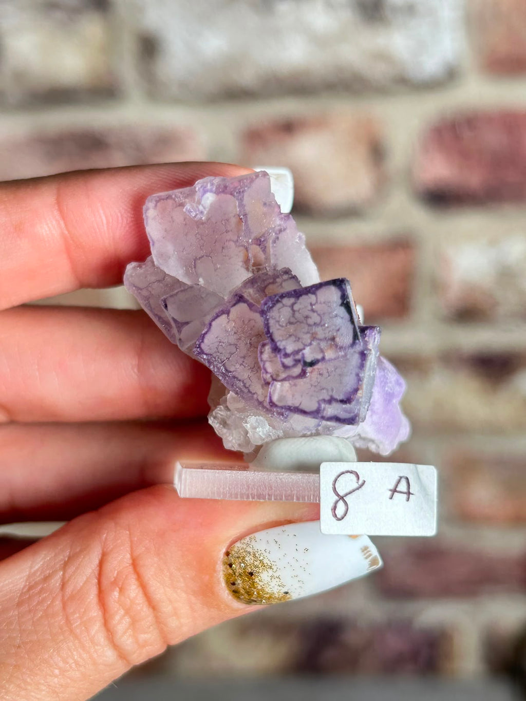 QR Fluorite (Purple Edge Fluorite) A