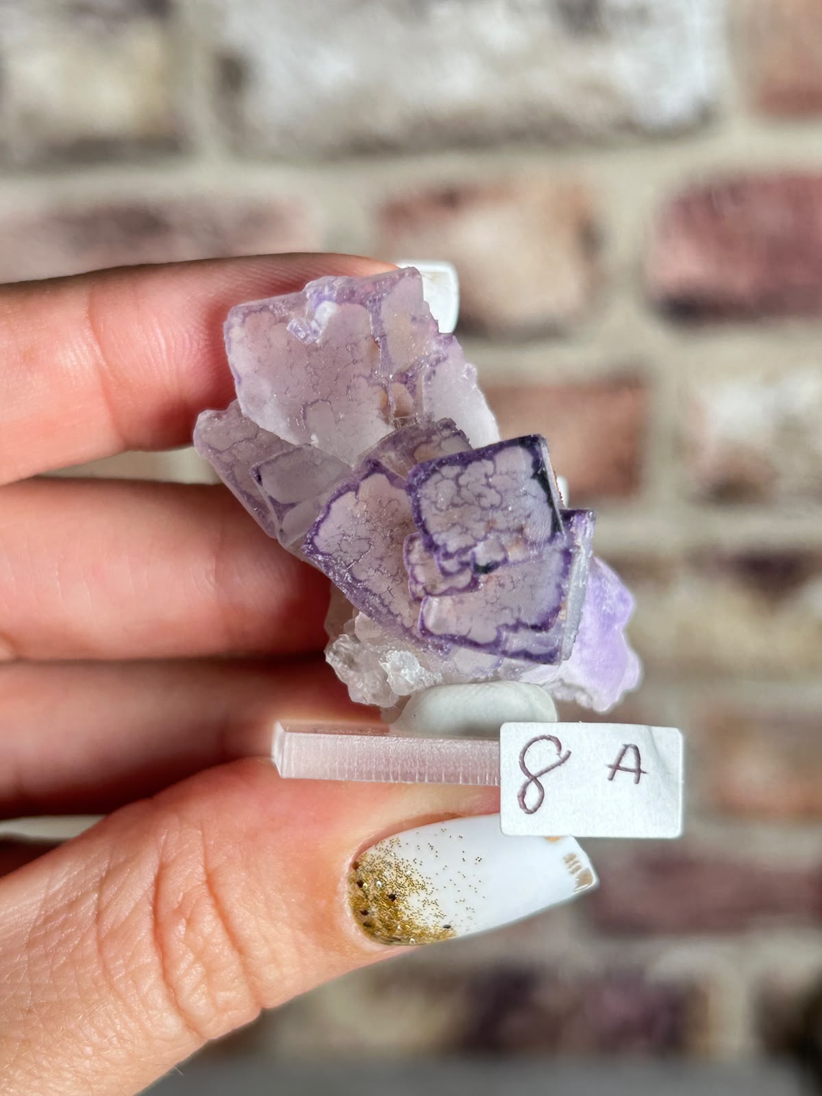 QR Fluorite (Purple Edge Fluorite) A