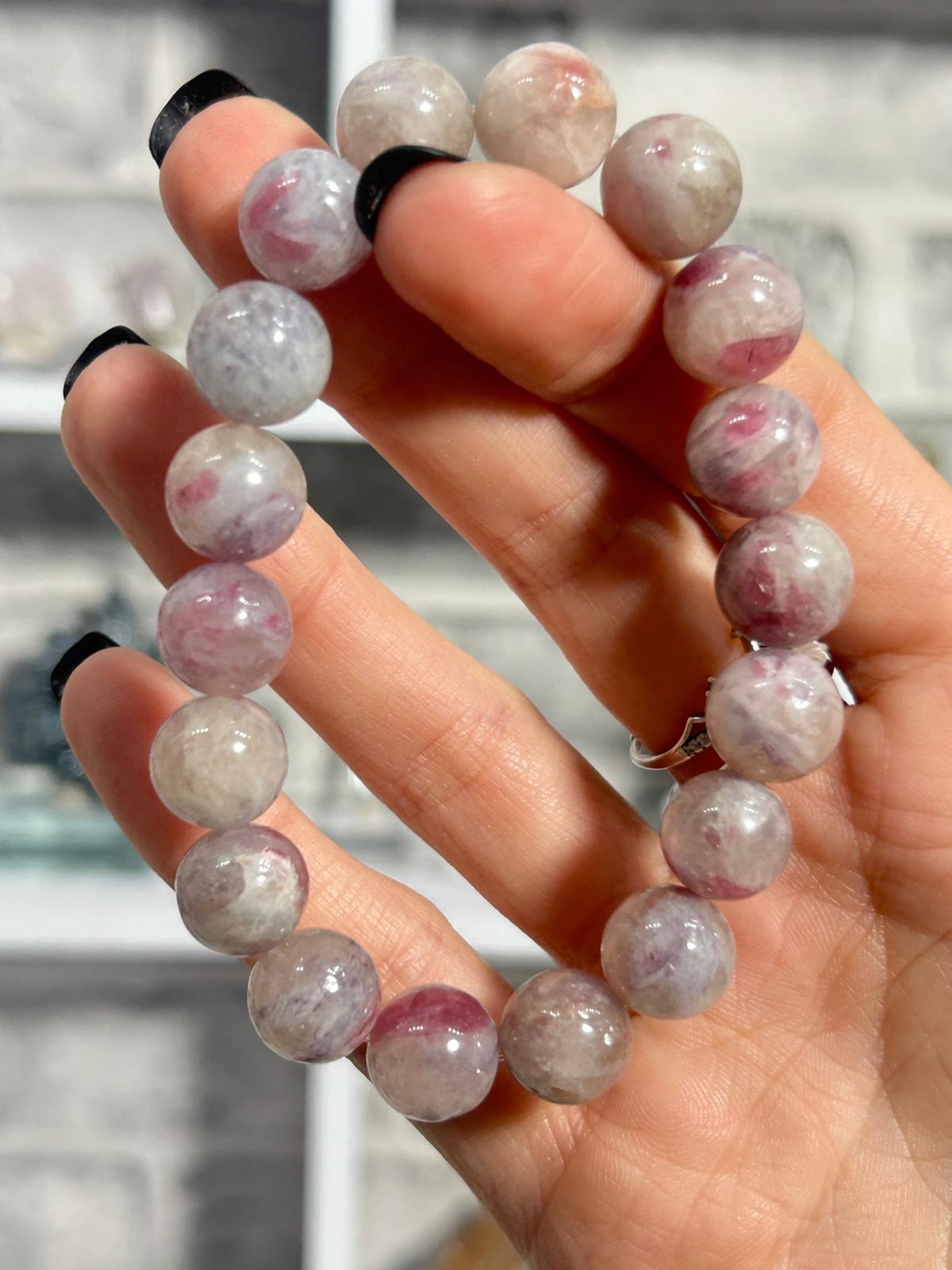 Tourmaline & Lepidolite Bracelet #2