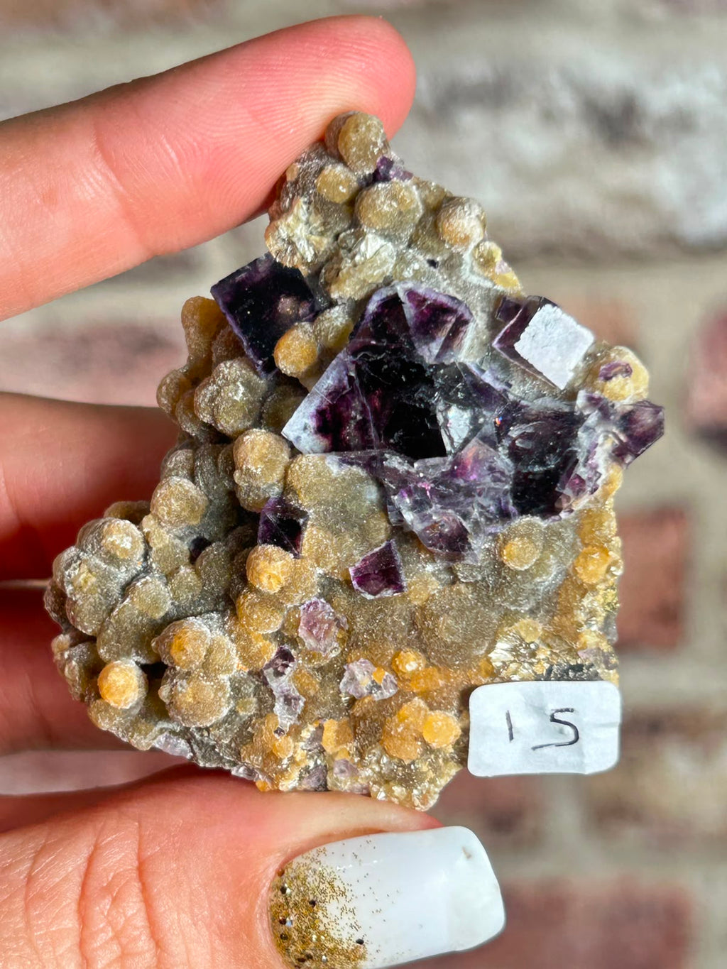 Phantom Fluorite on Mica