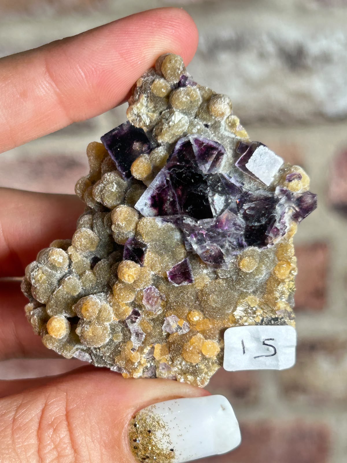 Phantom Fluorite on Mica