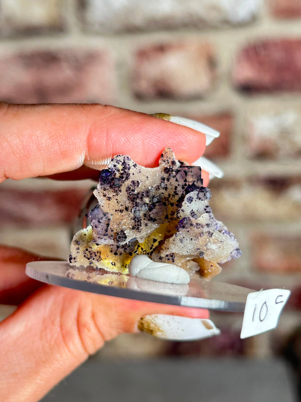 QR Fluorite (Purple Edge Fluorite) C