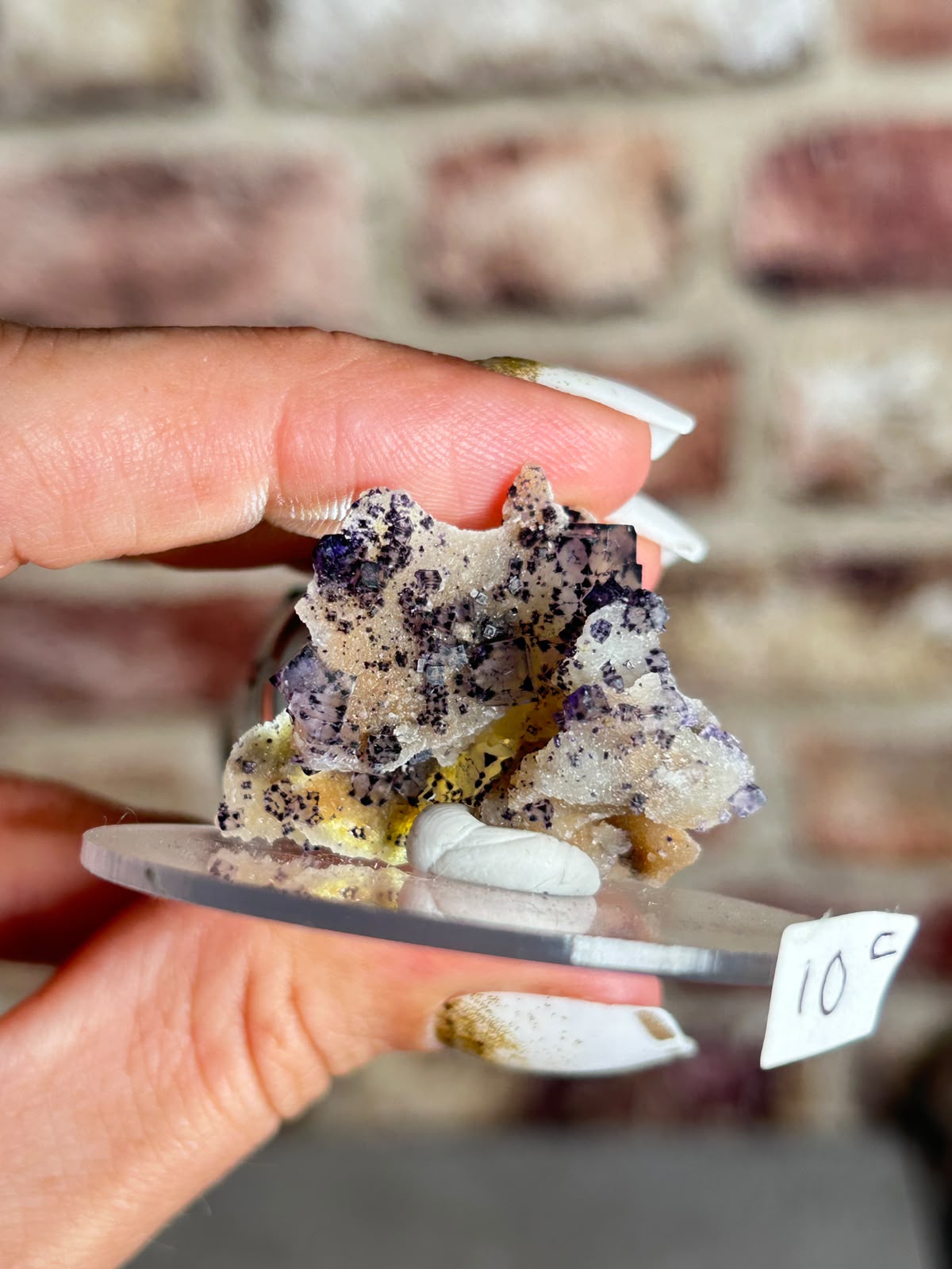 QR Fluorite (Purple Edge Fluorite) C