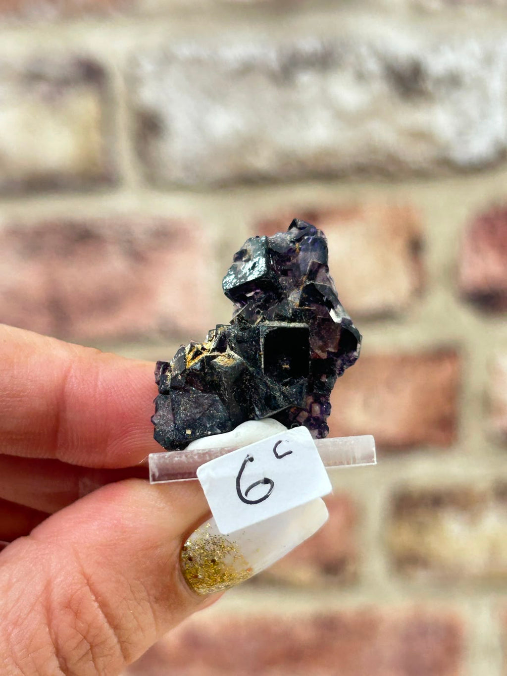 Phantom Fluorite with Actinolite & Rutile C