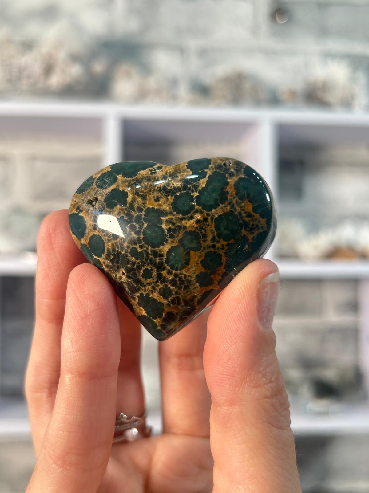 Ocean Jasper Heart
