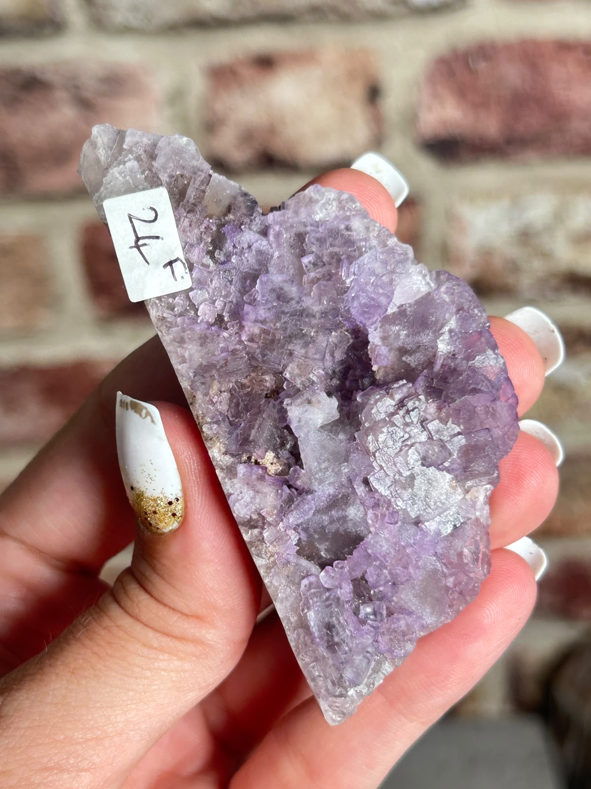 Petroleum / Galaxy Stepped Matrix Fluorite F