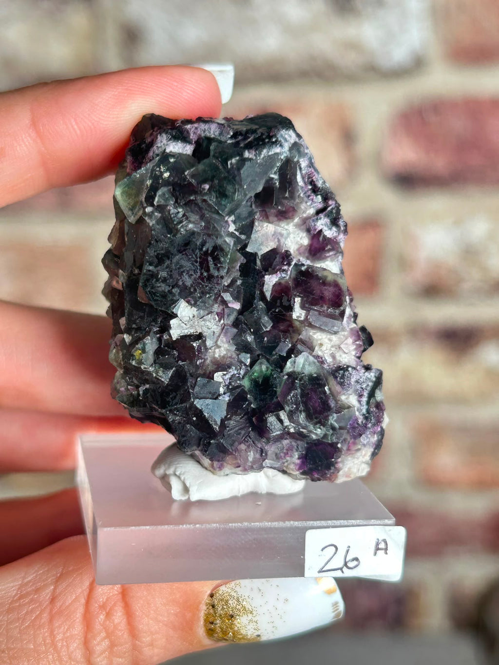 Purple Phantom Fluorite B