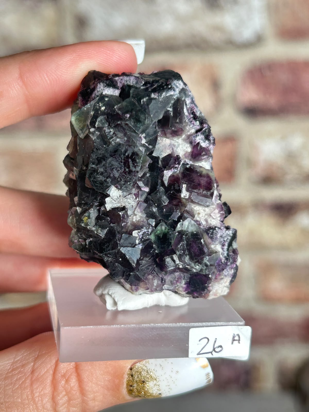 Purple Phantom Fluorite B