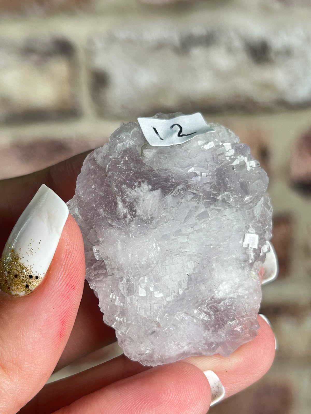 Lavender Stepped Fluorite