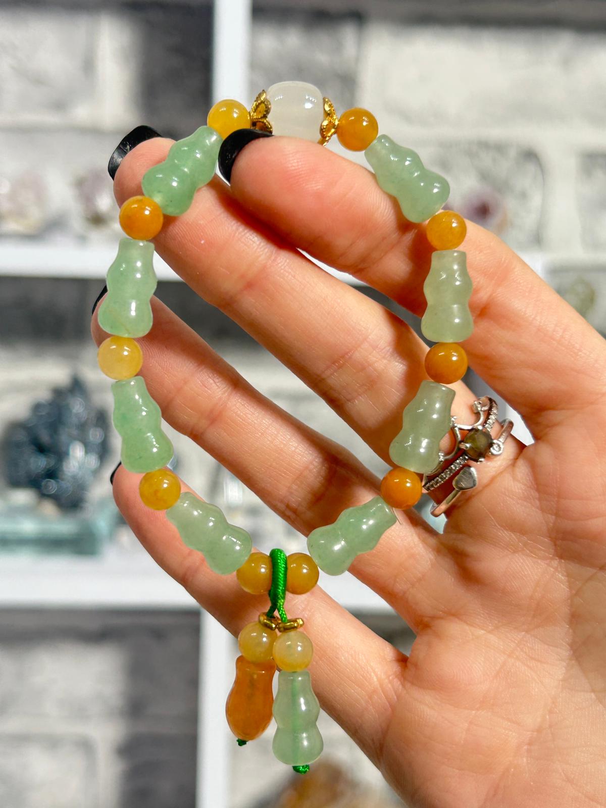 Aventurine & Quartz Bracelet