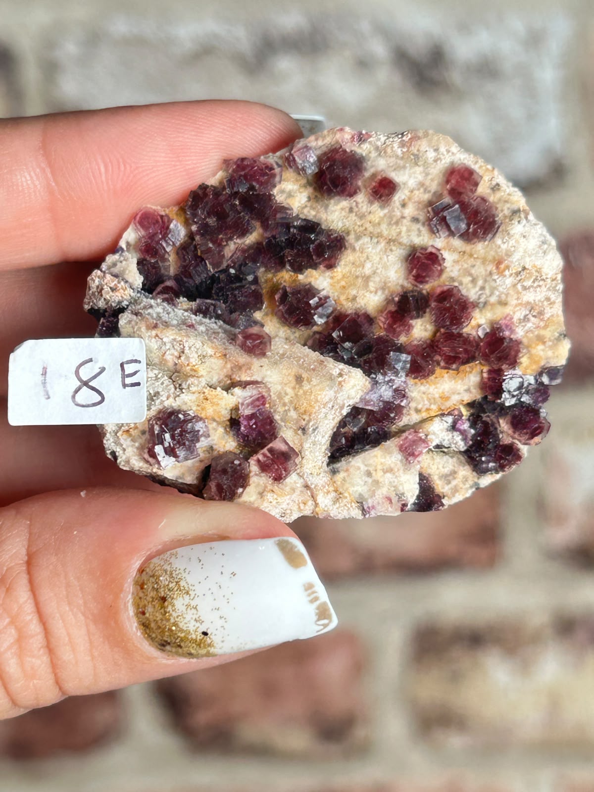 Raspberry Stepped Fluorite E