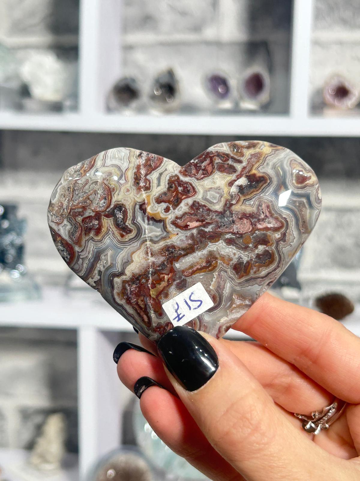 Crazy Lace Heart Carving