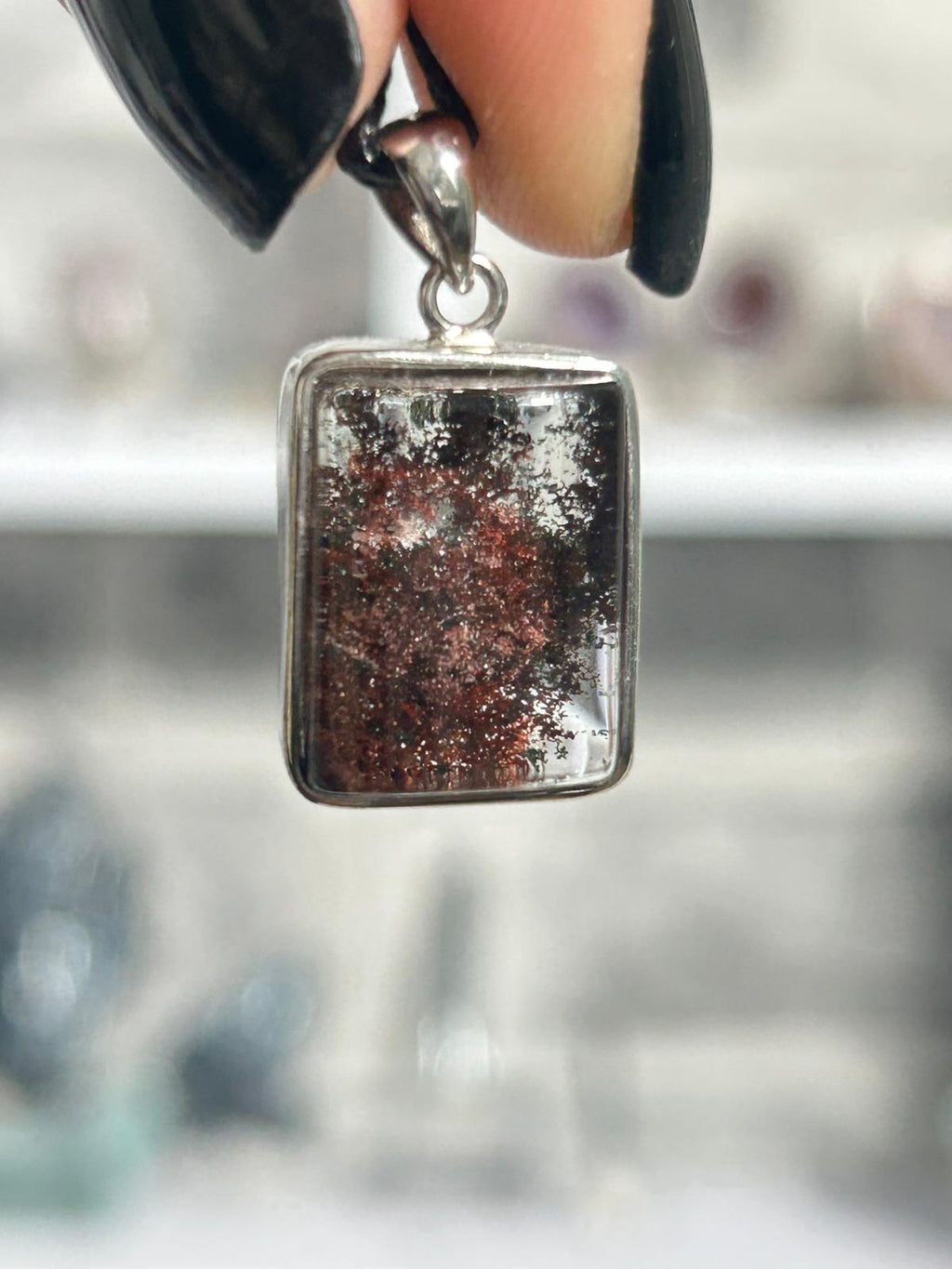 S925 Garden Quartz Pendant #3